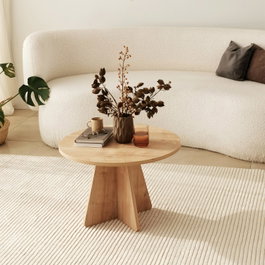 Hanah Home Mesa de Centro Mushroom - Sapphire Oak
